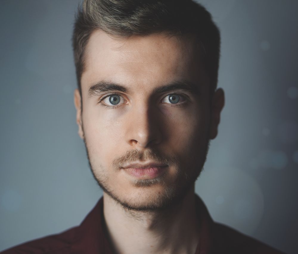 man with classic side part haircut